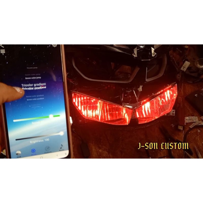 Devil eye demon eye RGB android/IOS Bluetooth handphone demon projie biled