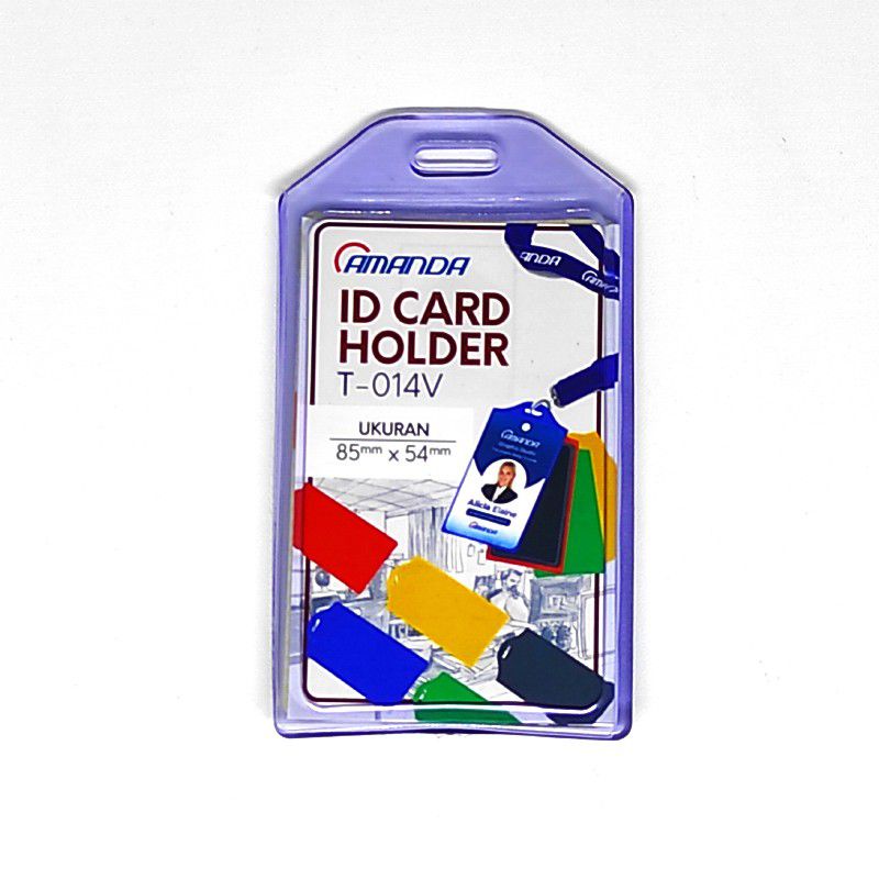 

[ 1 bungkus isi 5 pcs ] plastik id card amanda T-014V plastik