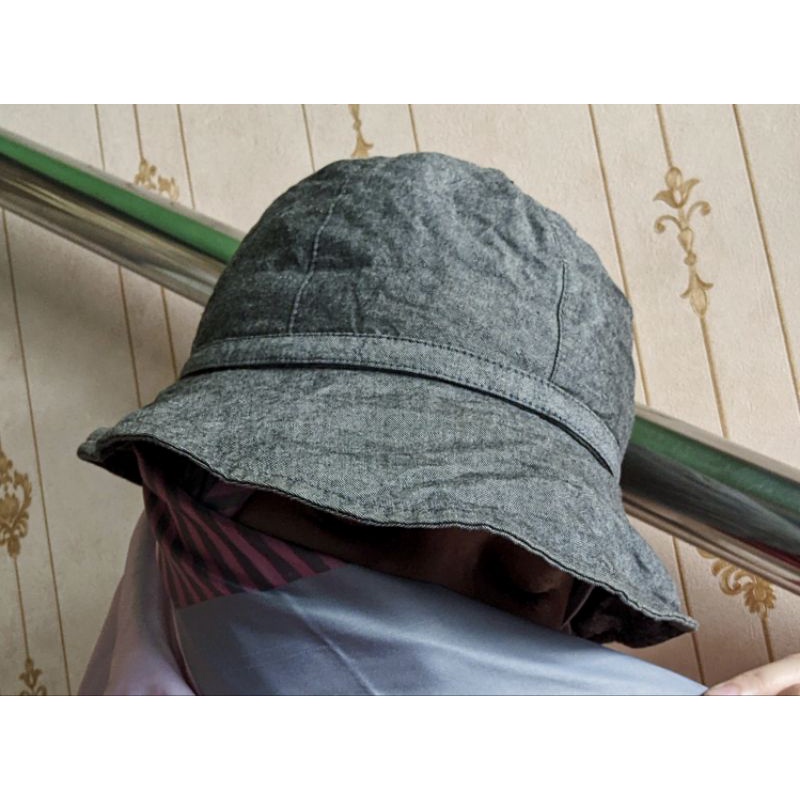 Topi Bucket Denim Preloved