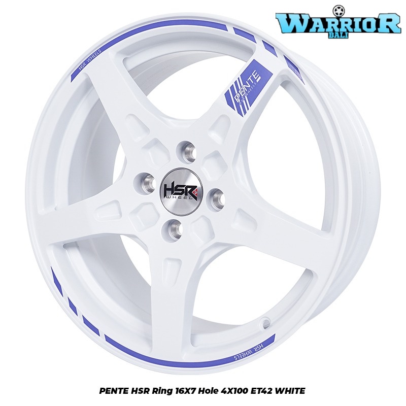 Velg Mobil HSR Pente Ring 16 PCD 4x100 - HSR Wheel New Arrival
