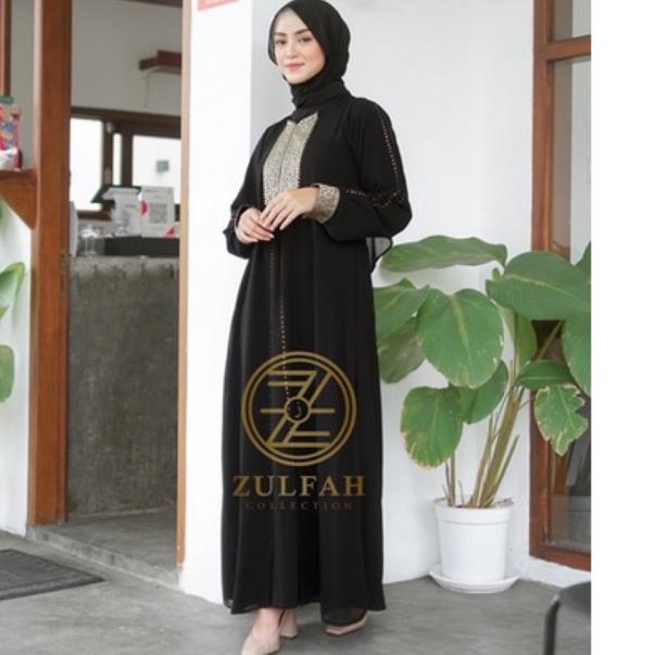 "MM.18Oc22ᴵ" New Abaya Gamis Maxi Dress Arab Saudi Bordir Zephy Turki Umroh Dubai Turkey India Wanit