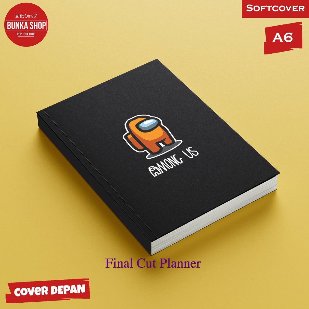 

Pocket Note Among Us Orange Softcover A6 Buku Tulis Catatan Notes Agenda Planner Jurnal