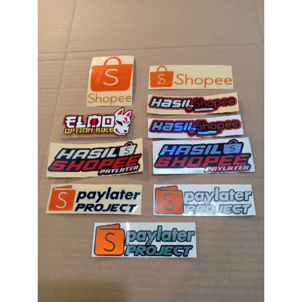 

Stiker shopee paylater logo cutting print cut harga 1 biji