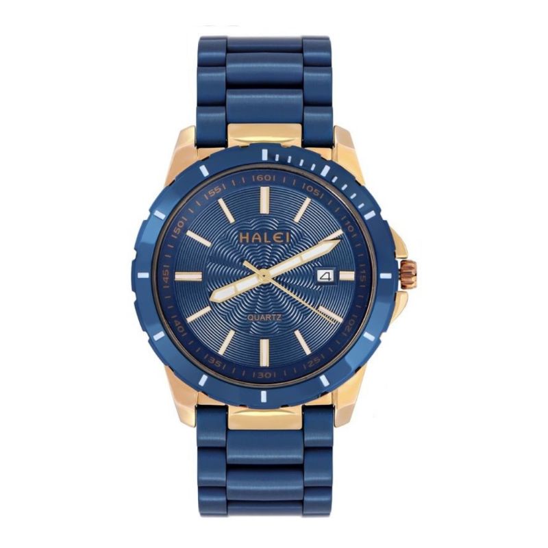 JAM TANGAN PRIA HALEI 8033M NAVI ORIGINAL