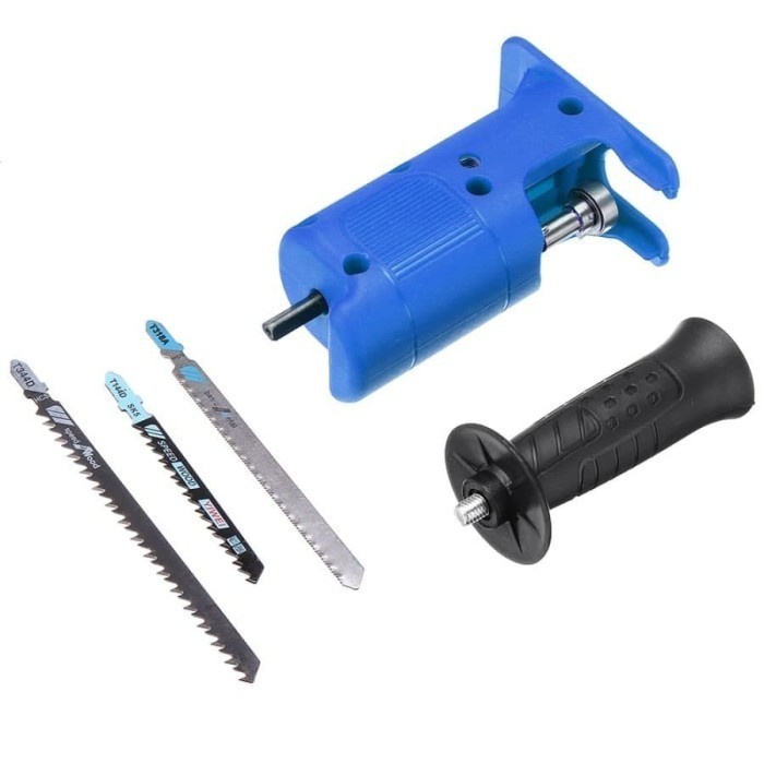 barokah gamis Maxsaw 3in1 Portable/HANDSAW Electric Drill Jigsaw Adapter Bor Gergaji