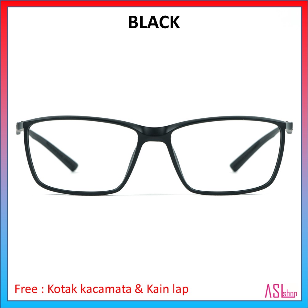 FRAME DAN KACAMATA MINUS (5234) RINGAN DAN LENTUR