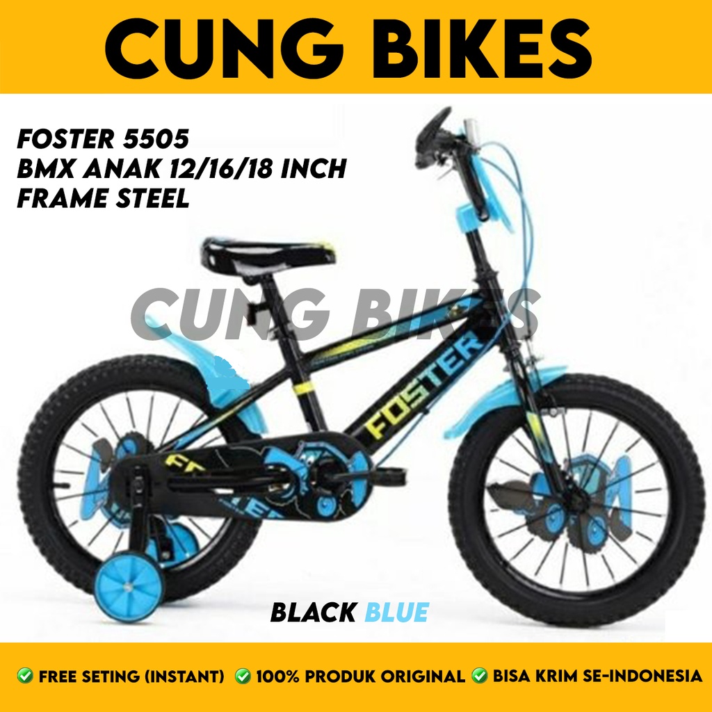 Sepeda Anak Laki laki Ukuran BMX 12 16 18 Inch FOSTER