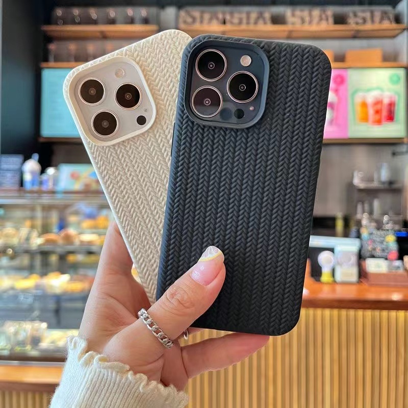 Casing Silikon Tekstur Cair Anti Slip Untuk IPhone 11 12 13 14 Pro MAX X XS MAX XR 7 8 Plus