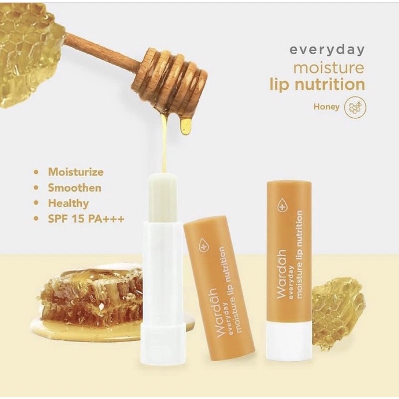 WARDAH EVERYDAY FRUITY SHEER LIP BALM/EVERYDAY MOISTURE LIP NUTRITION