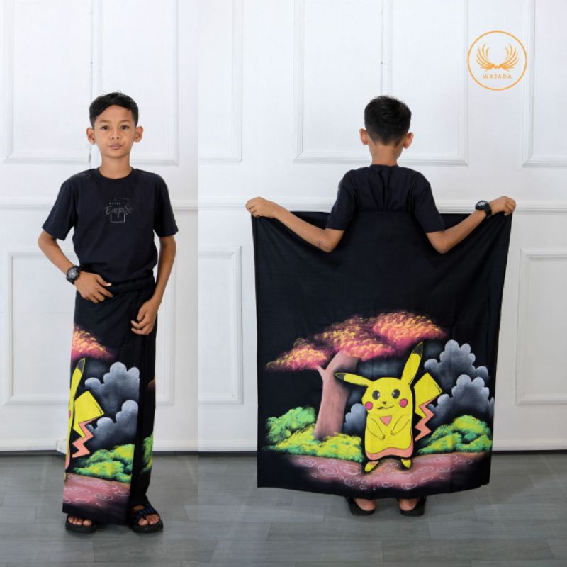 SARUNG LUKIS ANAK /SARUNG BATIK TERBARU DAN TERLARIS /SARUNG KARAKTER