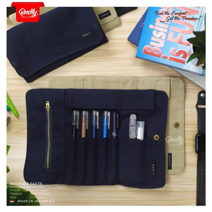 

Pensil Case Roll Up Pencil Case / Pencilcase / Tempat Pensil Gulung Canvas