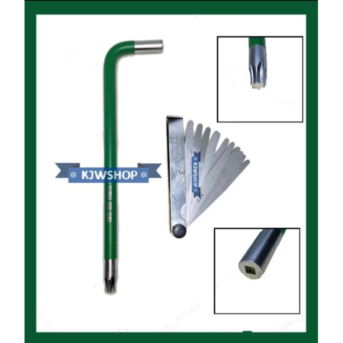 Kunci Stel Klep Fuller Blade 13pcs Set Feeler Gauge Pengukur Setelan Klep Puller Set 13 pcs Set Kunc