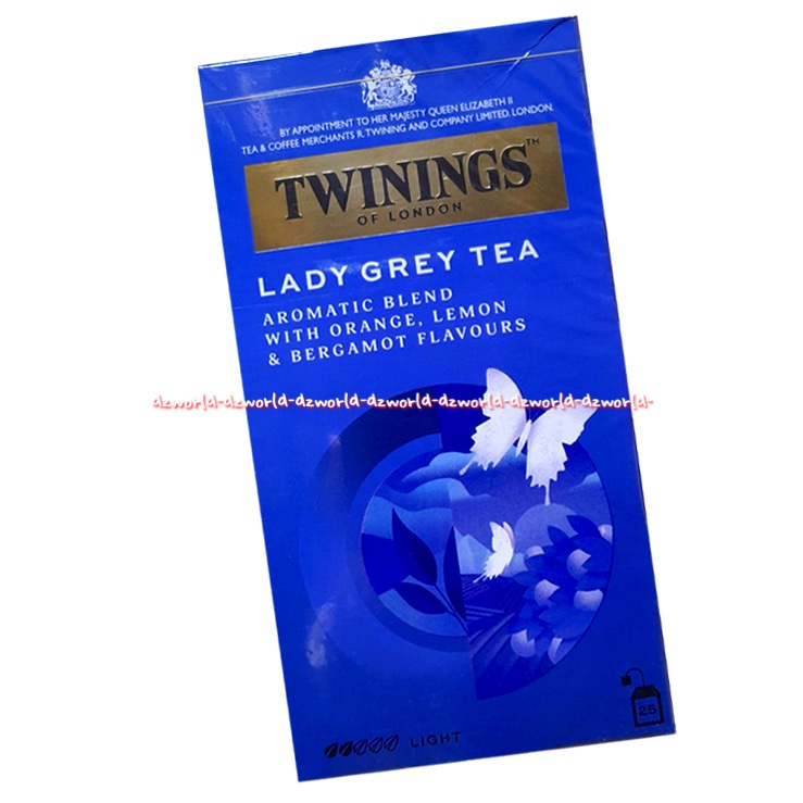 Twinings Lady Grey Tea 25bags Teh Ladygrey Teh Hitam Alami Twining Ledi Grey Twinnings lady Twining ladygrey Teh Aroma Bergamot Teh Tradisional Inggris