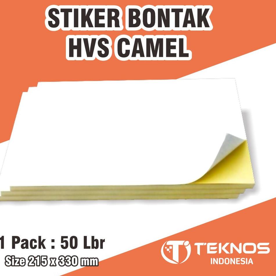 

Produk Anti Galau!! [50 LEMBAR] STIKER BONTAK HVS MATTE/DOFF CAMEL FOLIO F4 ♨ 12