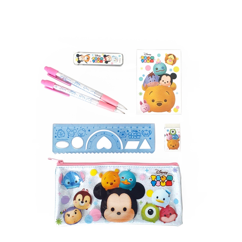 

DISNEY TSUM TSUM Paket Alat Tulis Anak Original Mech Stationery Set TS-TSST101