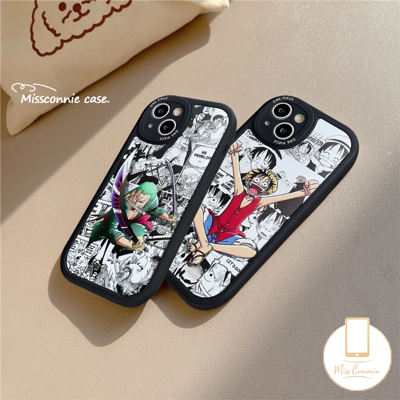 Case Untuk Samsung A04s A04 A12 A53 A03s A14 A13 A50 A73 A21s A50s A52s A22 A30s A33 A20s A32 A03 A52 A23 A31 A10s A20 A72 A71 A51 A11 Kartun Anime One Piece Luffy Sauron Soft Case