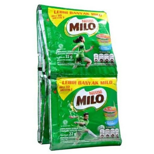 ✔MURAH SUSU Milo 22gr 1renceng 11pcs / Milo