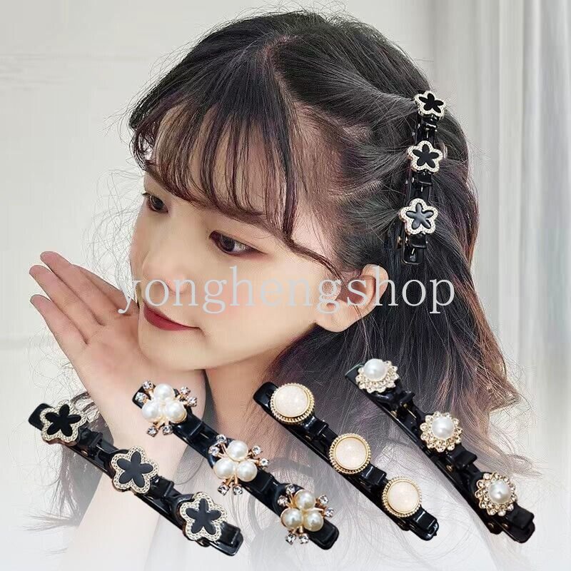 Bando Model Lapis Ganda Aksen Mutiara Untuk Wanita