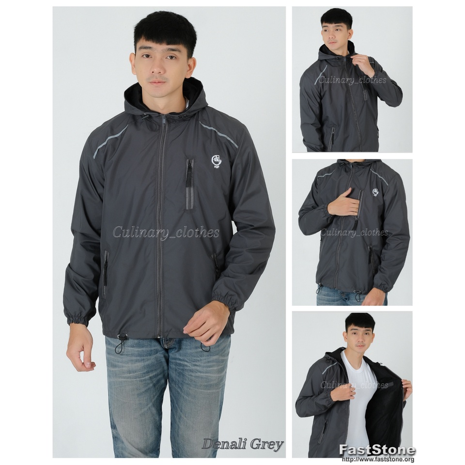 Jaket pria wanita  IKC 002 Bandung keren grosir pakaian pria jaket parasut WATERPROOF ORIGINAL FCF