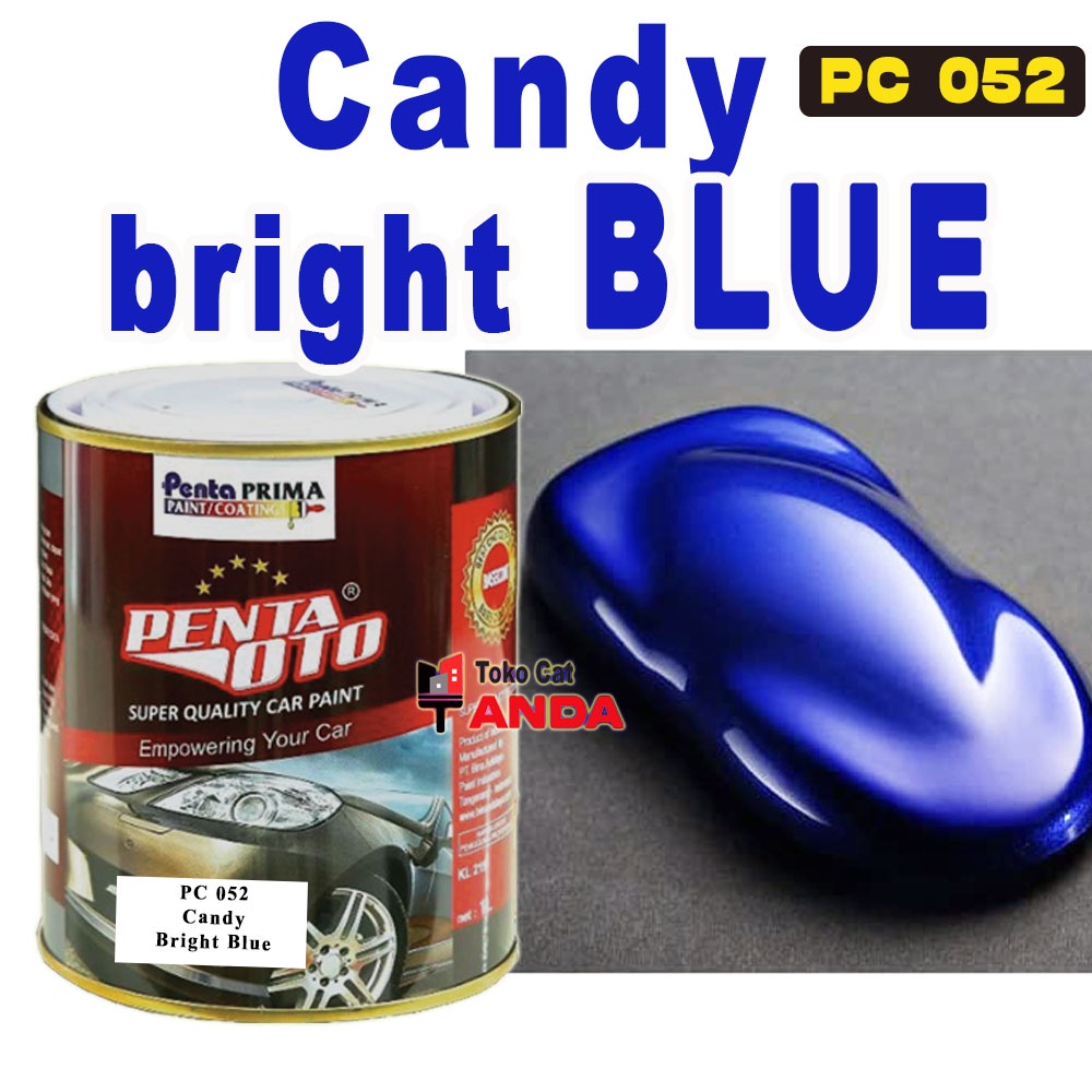 Candy Blue PU - Candy Bright Blue Penta oto - Candy Penta oto PC052 - Candy Biru