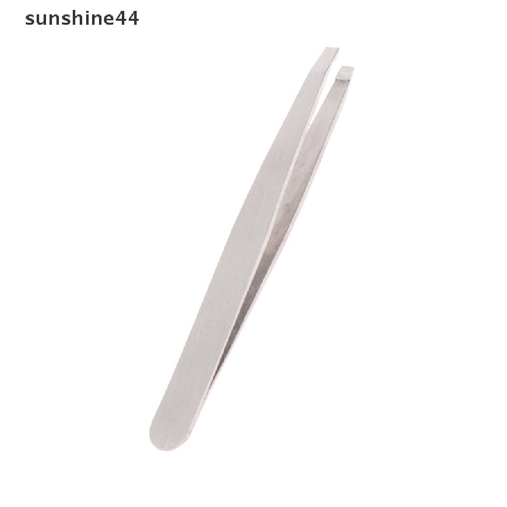 Sunshine Pinset Stainless Steel Untuk Alis / Bulu Mata Palsu