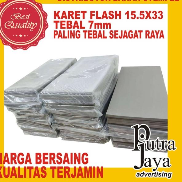 

Harga Terbaik Karet stempel flash 15.5 x 33 tebal 7mm