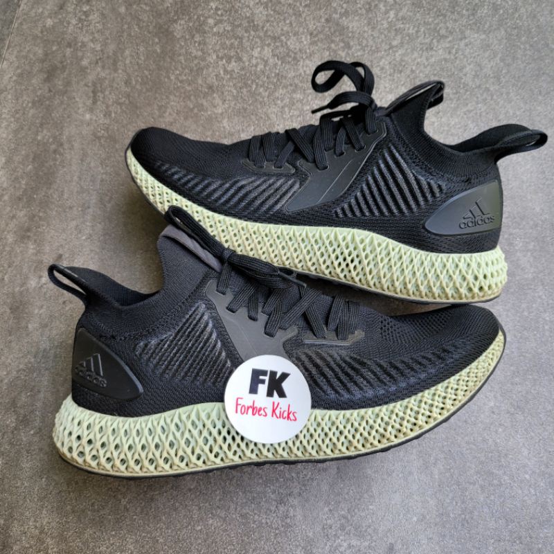 Adidas Alphaedge 4D Core Black || core cloud white white green