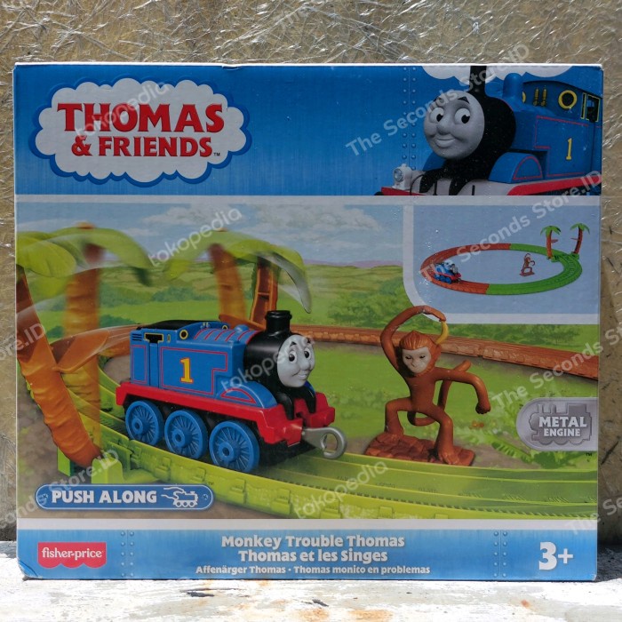 Thomas &amp; Friends Trackmaster/Metal Engine - Monkey Trouble Thomas Set