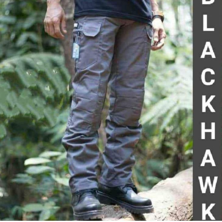 Booming Celana Tactical panjang CARGO-BLACKHAWK