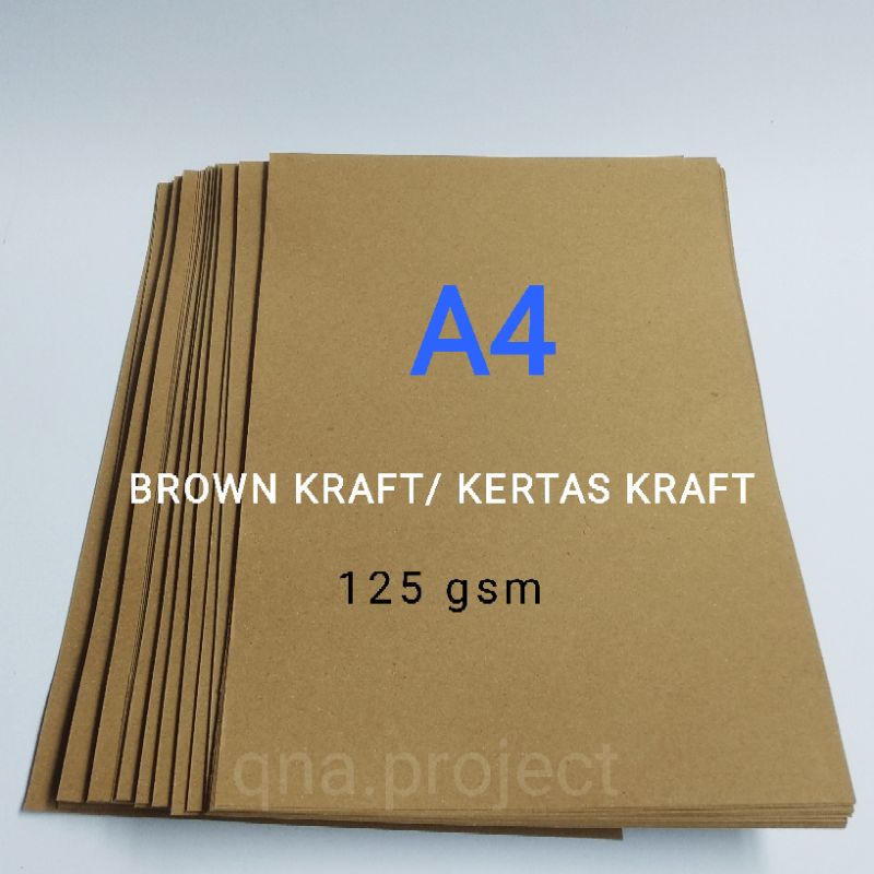 

KERTAS KRAFT 125 gsm | KERTAS SAMSON 125 gsm | KERTAS COKLAT | BROWN CRAFT | KERTAS SAMSON | KERTAS | COKLAT | 125 GSM | SAMSON