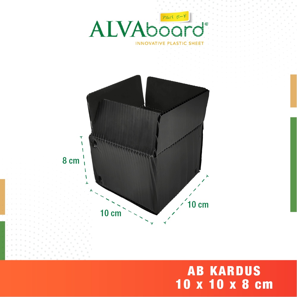 ALVAboard Kardus, Box Serbaguna Ukuran 10x10x8 Cm
