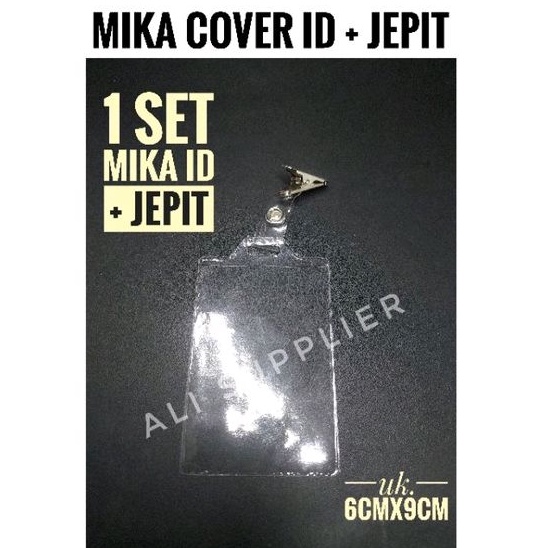 SAMPUL ID CARD + PENJEPIT MURAH / GANTUNGAN KARTU NAMA / NAME TAG