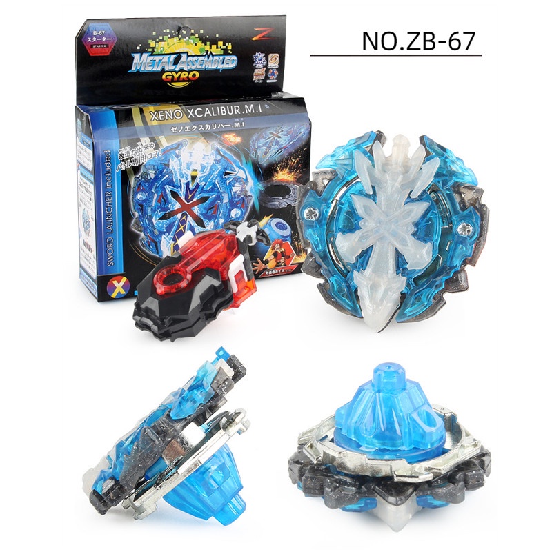 Set Mainan Gasing Beyblade Burst B104 B128 B160 Dengan Launcher Untuk Anak Laki-Laki