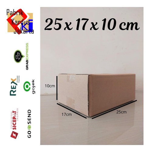 

Kardus/karton/box cocok untuk pcking barang UK.25x17x10cm