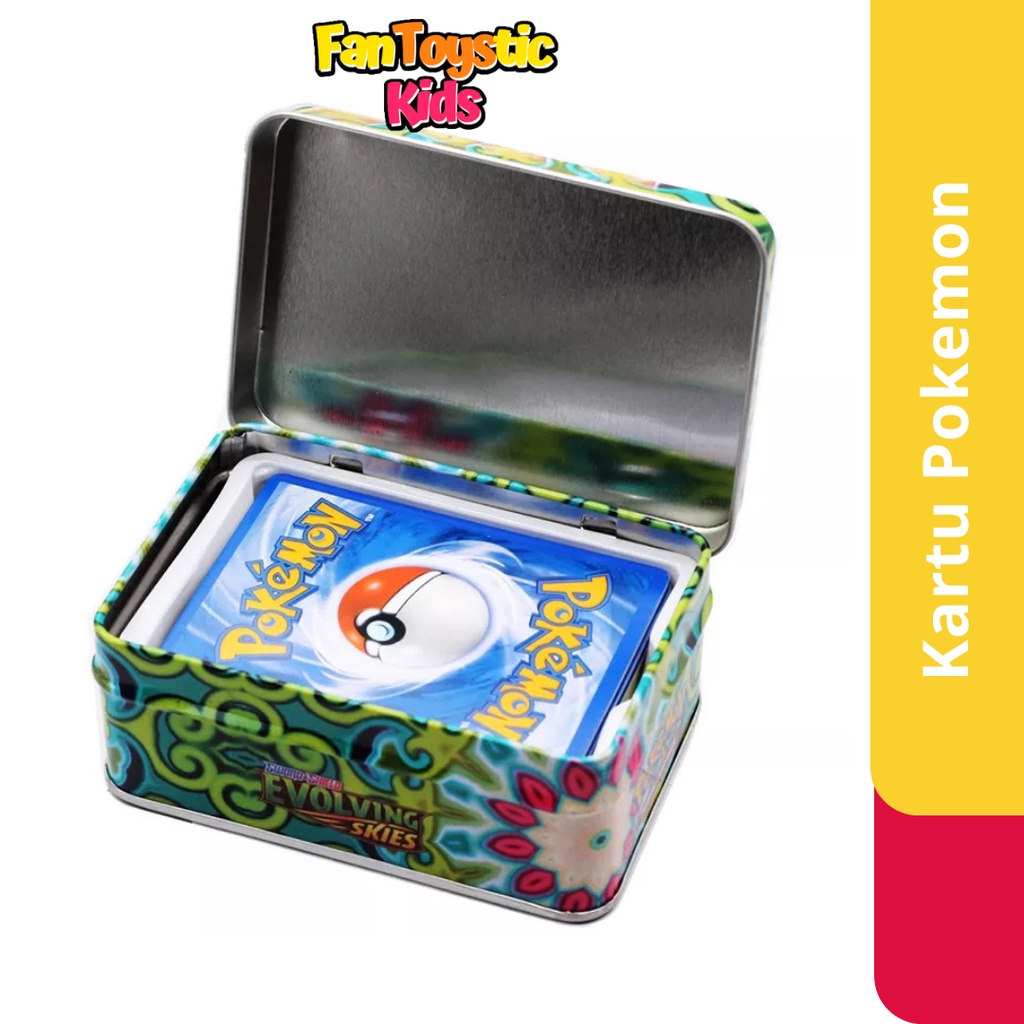 Jual Kartu Pokemon Kartu Hologram Kemasan Kaleng Pokemon Shopee Indonesia