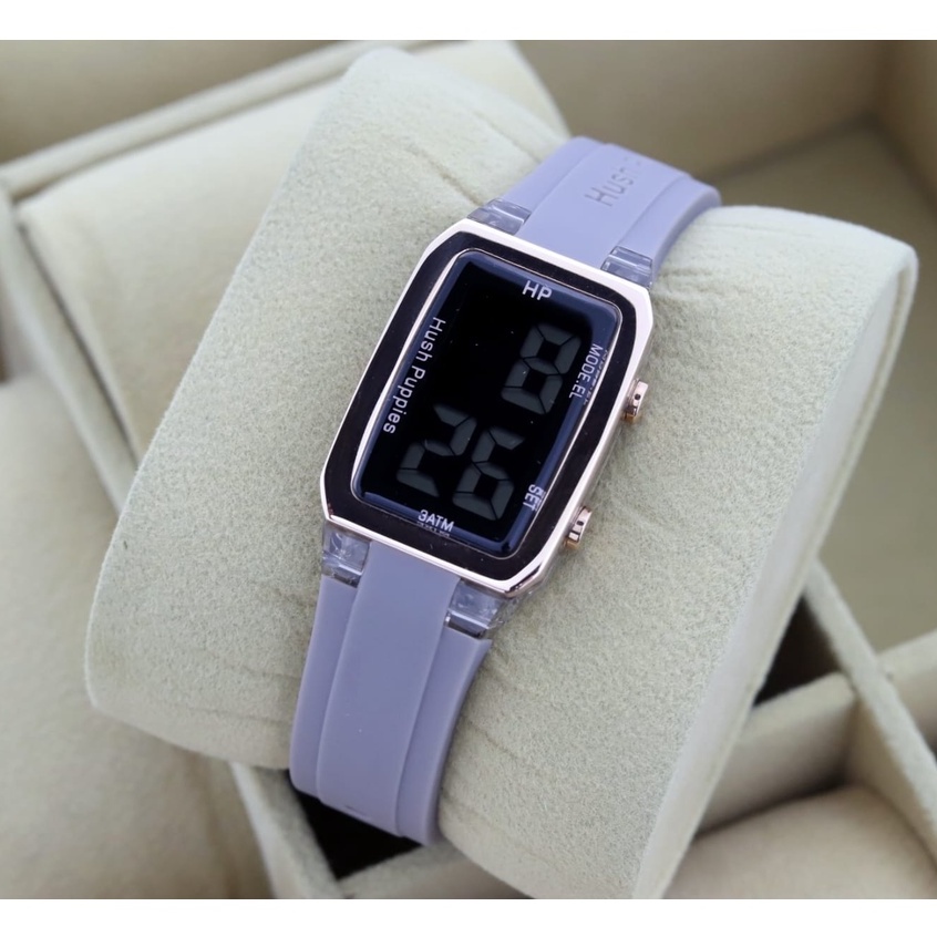 BISA COD✅ Jam tangan Hush puppies HP 3133 Strap karet Capsul Digital