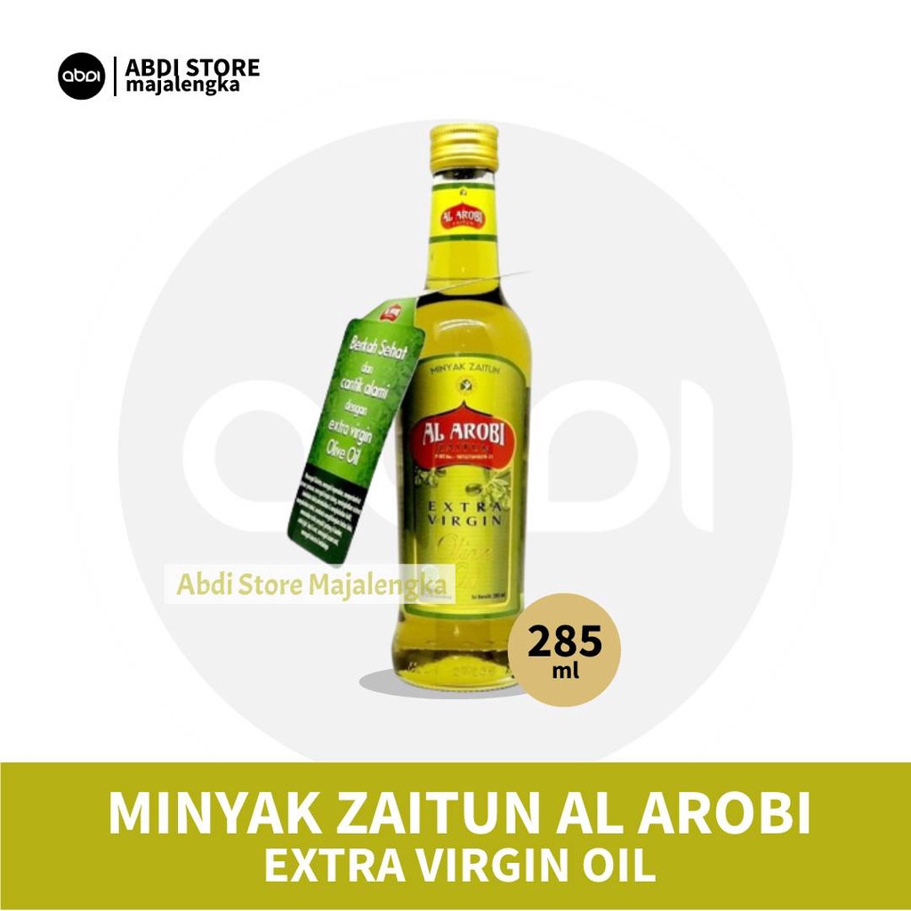

Minyak Zaitun Extra Virgin Olive Oil Al Arobi 285 ml bisa di minum