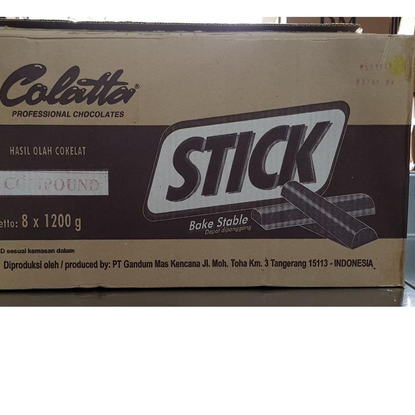 

SALE!!Colatta Stick bake stable 1.2kg Coklat compound Batang stik GROSIR|SQ9