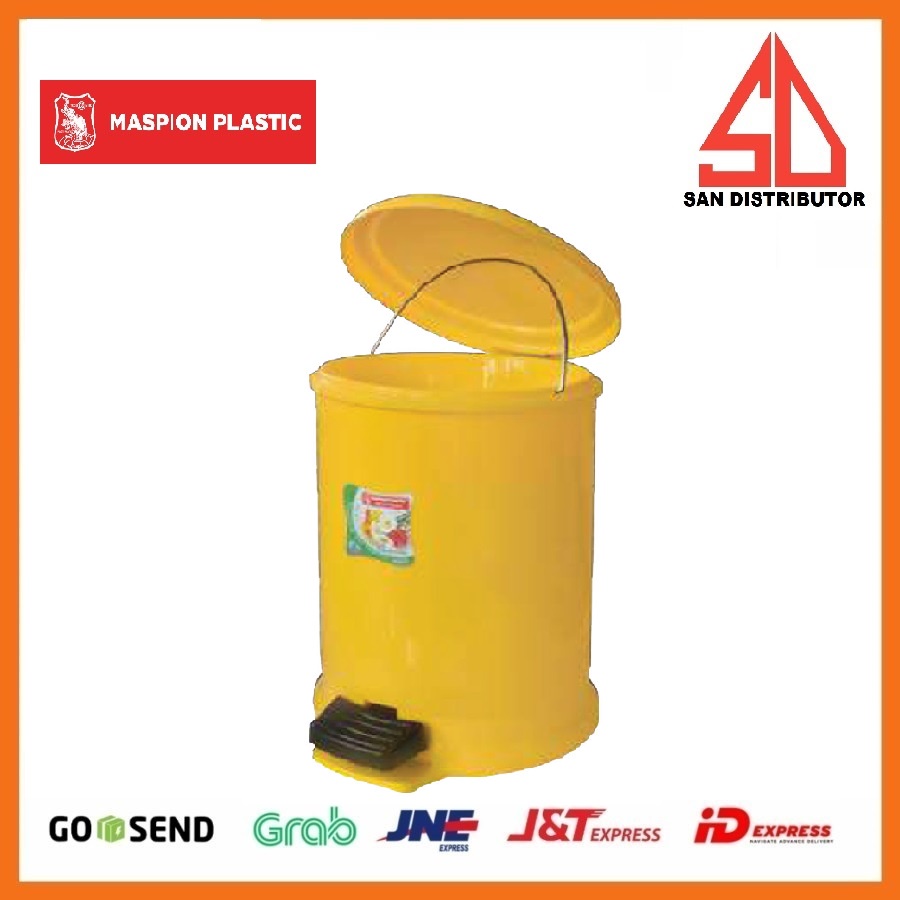 TEMPAT SAMPAH INJAK MASPION 10 PEDAL PAIL 9 Ltr B T183