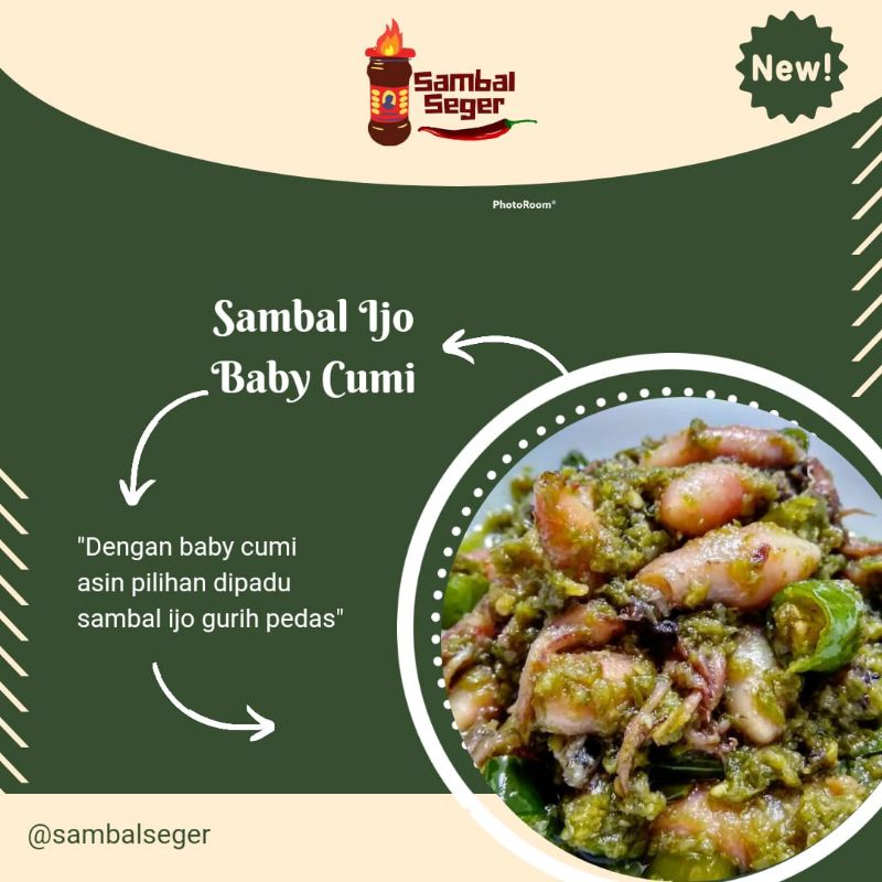 

Sambal ijo baby cumi
