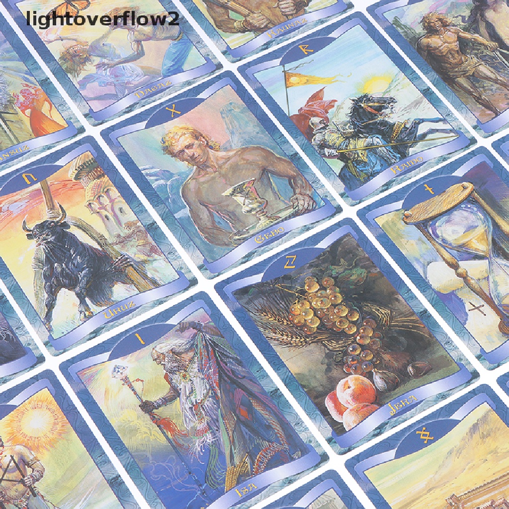 Lightoverflow2 Mainan Board Game Kartu Tarot Ramalan Untuk Keluarga