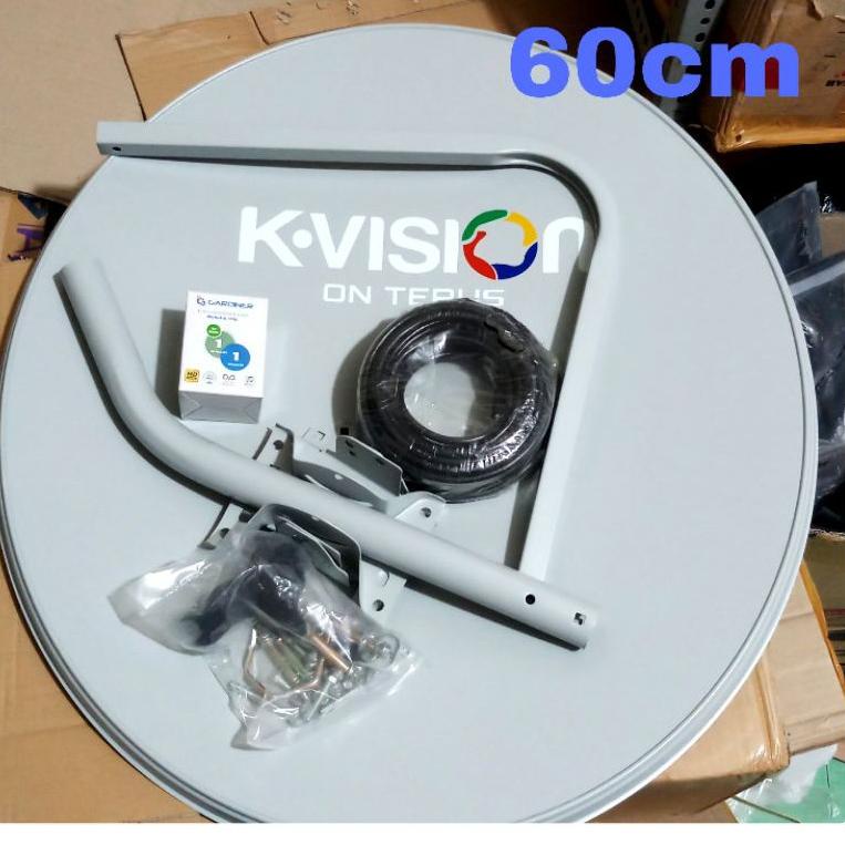 SRG.18Oc22p ‣ Antena / anten ku band parabola 60cm k vision lengkap tanpa receiver