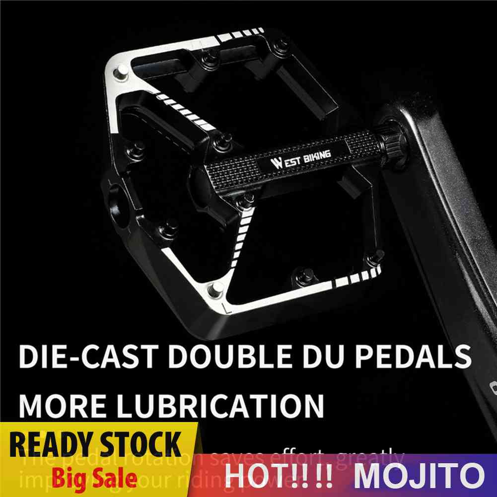 West BIKING Pedal Sepeda MTB Anti Slip Bahan Aluminum Alloy