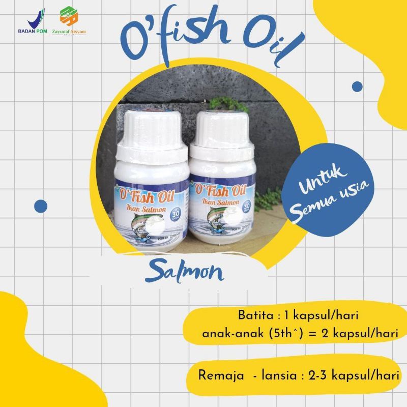 

O'fish oil ikan salmon premium [ free gift ]