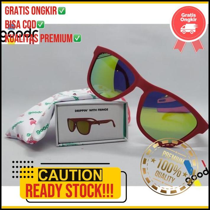 Goodr Drippin' With Fringe/KACAMATA KEREN/KACAMATA PELINDUNG SILAU/KACAMATA NAIK GUNUNG
