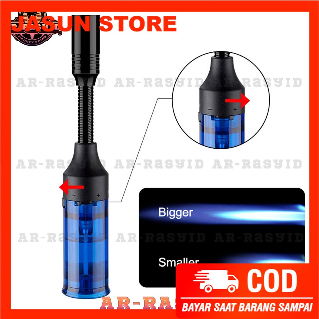 Bisa COD! Korek Api Kompor Power Torch Las Gas Selang Spiral GRVT