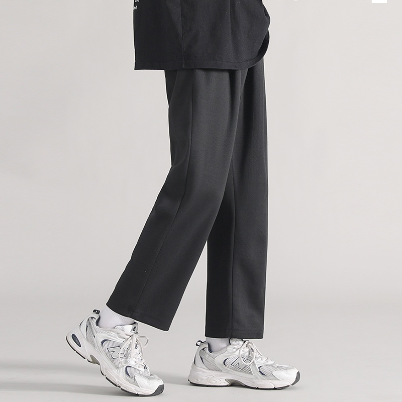 Loose pants Celana Panjang Pria Fashion korea celana kasual pria celana hitam sweatpants pria straight pants pinggang elastis celana panjang polos pria celana oversize