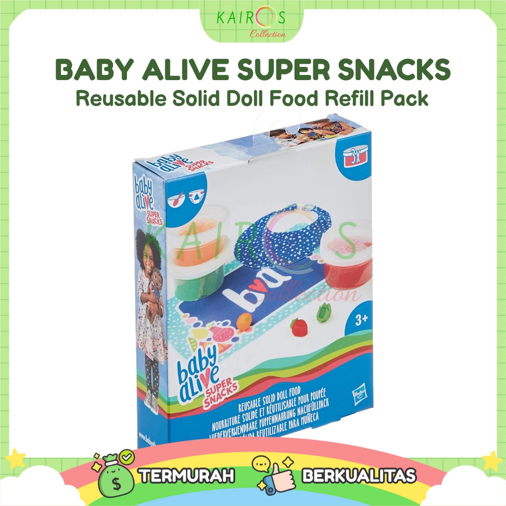 Baby Alive Super Snacks Reusable Solid Doll Food Refill Pack