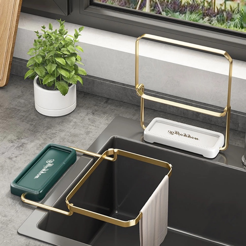 Rak Keranjang Saringan Sampah Makanan Model Gantung Bahan Mesh Untuk Wastafel Dapur
