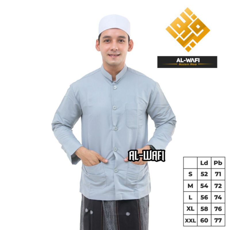 BAJU KOKO AS SAHIH POLOS PUTIH KOKO HABAIB KOKO HAIBAH KOKO AS SHAHIH